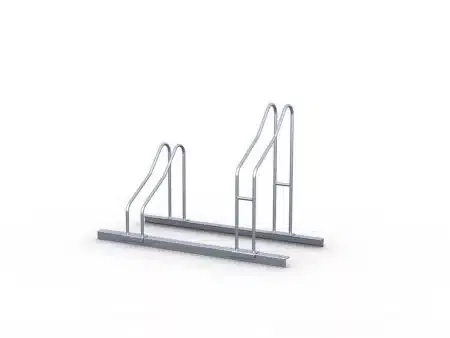 Fahrradhalter Hoch- / Tiefparker für Bodenmontage
